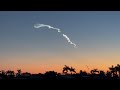 SpaceX Falcon 9 Launch Early Morning with Jellyfish plume