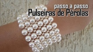 Pulseira de Pérolas por Núbia Maia