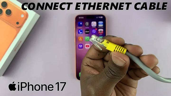 How To Connect Ethernet Cable To iPhone 17 / 17 Pro
