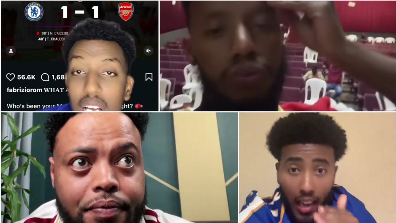 አርሰናል ከ ቼልሲ 1-1 ቲክቶከሮቹ ምን አሉ | Ghost | Fuad | Sofi