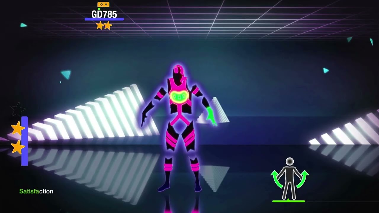 Just Dance Melody Online - Satisfaction (Megastar)