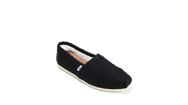 TOMS Classic Faux Shearling SlipOn - YouTube