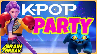 K-Pop Brain Break Party ⚡️ Floor is Lava Run for Kids ⚡️ Jump Battle ⚡️ Olympics ⚡️ Demon Hunters