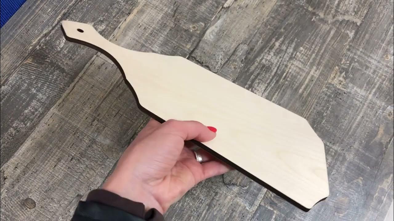 Доска разделочная фанера 33х17см - YouTube