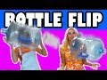 Bottle Flip Challenge Who Can Flip Water Bottles Better? Totally TV.