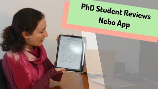 PhD Student Reviews Nebo App on iPad