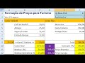 Jornada do Excel. Preço de Custo, Formação do Preço e Fluxo de Caixa.