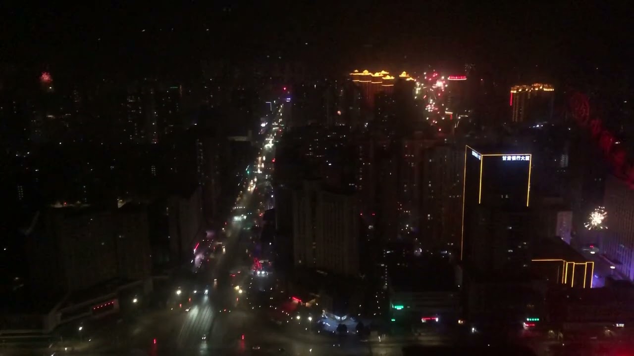 Happening now. Chinese New Year 2022 Lanzhou, China