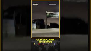 Explosion Rocks Gaza's Beit Lahiya Following an Israeli Strike | WION Shorts