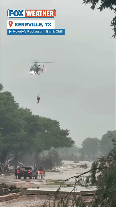 Texas Rescue Caught On Camera After Kerrville Floods