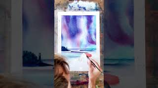 Jonas Claesson x Levitate - "Northern Lights" Watercolor Timelapse