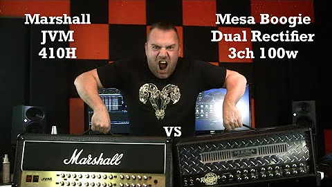 Marshall JVM 410H vs Mesa Boogie Dual Rectifier 3ch 100w  |High Gain Amp Shootout