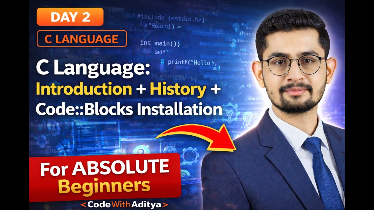 Code Introduction C Language: Introduction + History + Code::Blocks Installation | C ...
