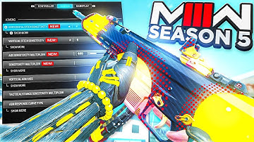 the *NEW* BEST CONTROLLER SETTINGS in MW3 SEASON 5! (Modern Warfare 3 Best Settings)