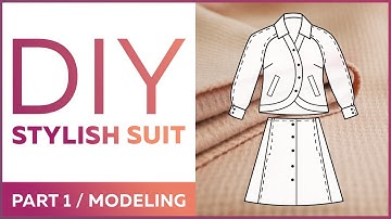 How to build a raglan? Workshop on modeling a long raglan sleeve from Irina Paukshte