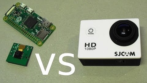 Raspberry Pi Zero Actioncam vs. SJCAM 4000