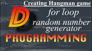 #6.2 | For loop and Random Number Generator | Creating Hangman game | Let