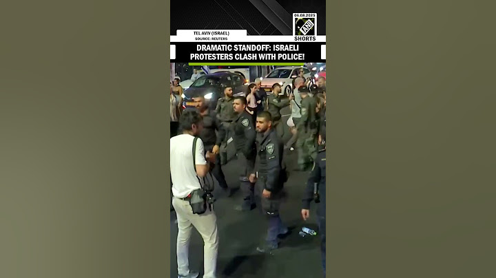 Dramatic visuals: Israeli protesters clash with police, block Tel Aviv Highway, demand hostage deal