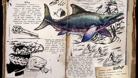 Ark Survival Evolved/How To Tame Dolphine(Ichthyosaurus) (Official Server)