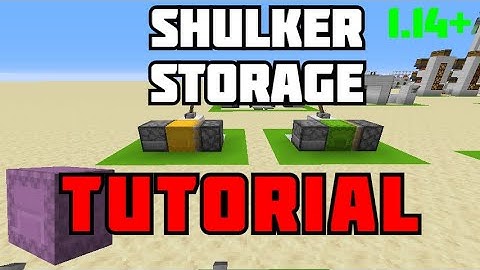 Minecraft simple shulker box swapper tutorial!