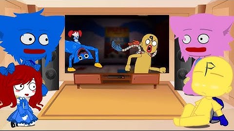 Poppy Playtime React To Poppy Playtime Part 2 II Gacha Club II Naomi Official