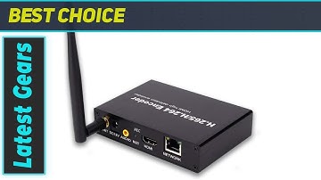 EXVIST H.265 1080P WiFi HDMI Video Encoder with SD Card Slot - Best Solution for Live