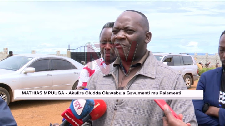 Mpuuga abalambudde Ssegirinya ne Ssewanyana, agamba beetaaga bujjanjabi