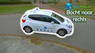 Plaats Op De Weg, Bocht Naar Rechts