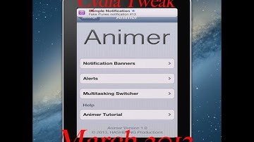 Animer Cydia Tweak: Change Animations On iPhone, iPad, iPod