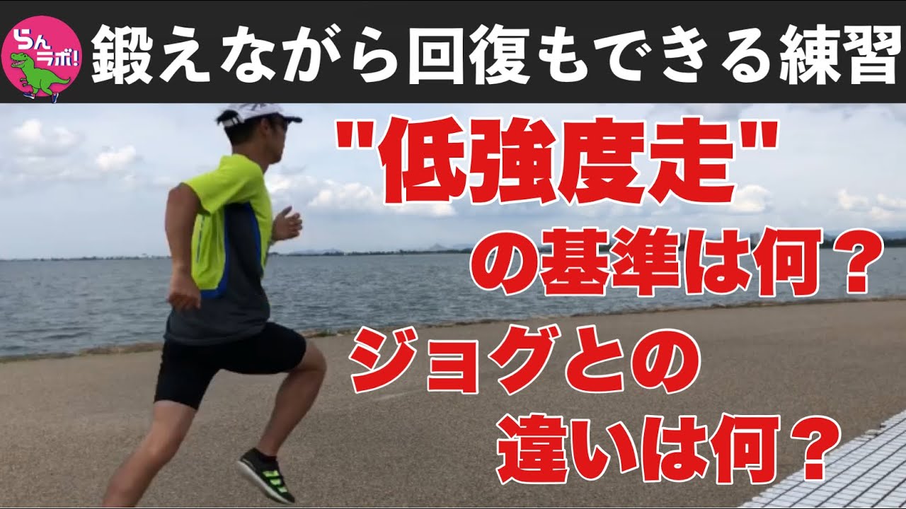 「低強度走」の基準は何？ジョグとの違いは？