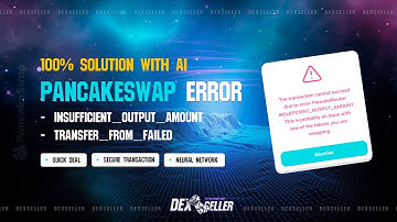 PancakeSwap slippage tolerance error, sell problem
