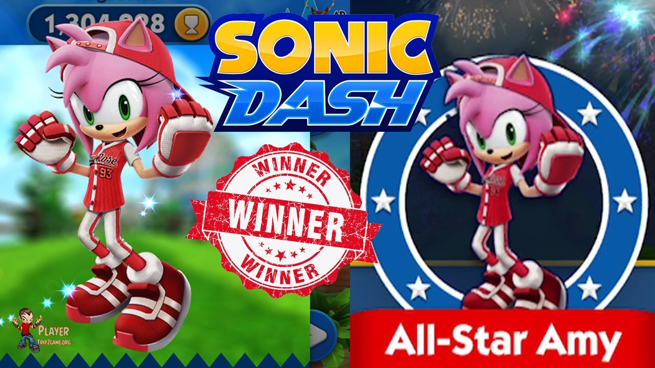 All-star Amy Unlocked Sonic Dash 2020 Gameplay Sonic Dash Sonic All Star