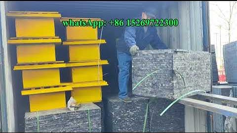 load 40HQ container, QT4-24 block machine--GiantLin machinery