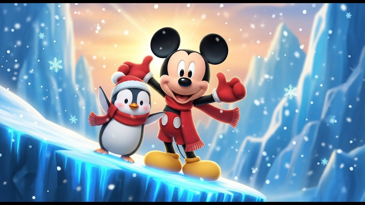 🐭🐧 Mickey and Penguin’s Frozen Friendship Quest ❄️