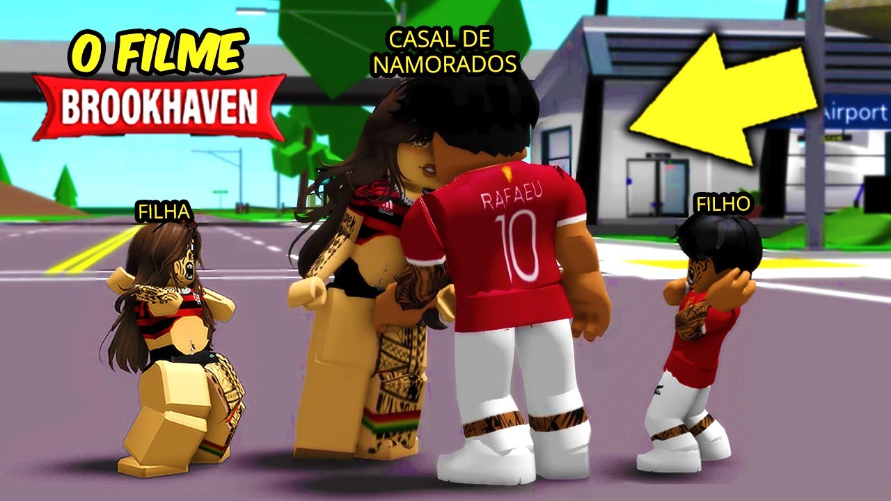 As MELHORES ROTINAS e HISTÓRINHAS do CASAL de NAMORADOS no BROOKHAVEN RP - FILME ROBLOX PARTE 1