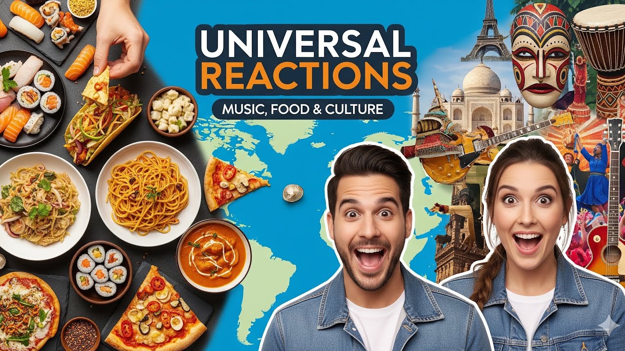 🌍 Cultural Crossroads: Universal Reactions Expands Beyond Music into Food & Culture