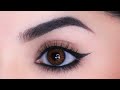 3-steps to Apply Winged Eyeliner like a Pro with Lakme Eyeliner | Eyeliner tutorial | Chandrika