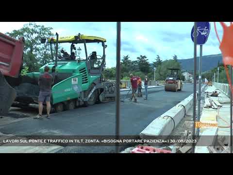 LAVORI SUL PONTE E TRAFFICO IN TILT, ZONTA: «BISOGNA PORTARE PAZIENZA» | 30/08/2023