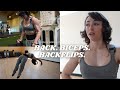 Back biceps backflips workout getting stronger  crazier