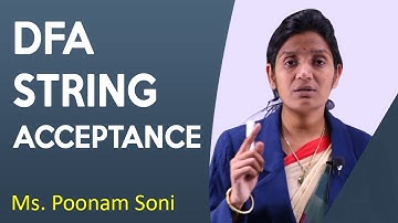 Acceptability Of A String l Finite Automata | By Asst. Prof. Poonam Soni
