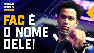 SÓ JOGADA de ALTO NÍVEL ???? | TOP 5 MELHORES SQUAD WIPES da LBFF 8! | Free Fire
