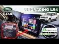 HOW TO TRANSFORM LAND ROVER DISCOVERY 4 LR4 Android Screen Apple Carplay Android Auto Google Maps