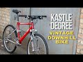 Vintage downhill bike restoration  1996 kastle degree fs 110