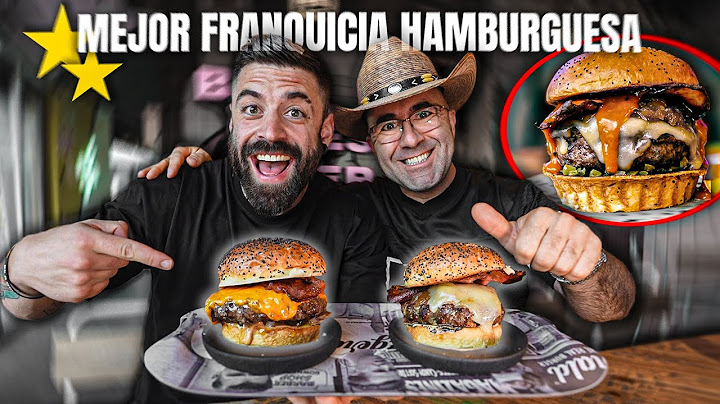 COMIENDO en la MEJOR FRANQUICIA de HAMBURGUESAS con MI AMIGO ¿valdrán la pena?