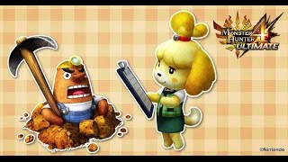 Monster Hunter 4 Ultimate - Animal Crossing Felyne outfits