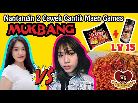 Mukbang Sambil Main Games Bareng Cewek Cantik