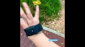 Remote control drone  gesture sensor drone with lights | playmaster