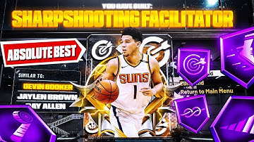 NBA2K20 BEST SHARPSHOOTER Facilitator | A 2k Players Dream Build