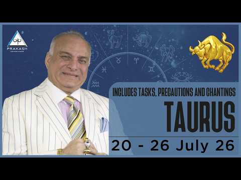 Taurus Weekly Horoscope From 20th July 2026 | Expect Professional Elevation And Wealth Increase ⚠️