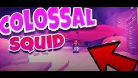 HOW TO CATCH COLOSSAL SQUID! (roblox fisch)